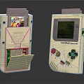 Modern game console Nintendo game console 3d model