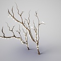 Modern Decorative Lamp Hanging Lamp Branch Dead Tree 3d model