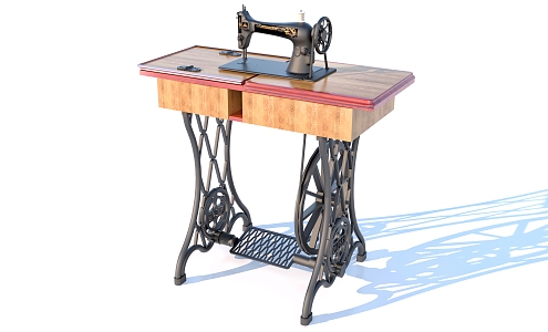 Sewing Machine Industrial Equipment Factory Equipment 3d model