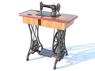 Sewing Machine Industrial Equipment Factory Equipment 3d model