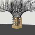 Modern Column Package Column 3d model