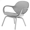 Modern Leisure Chair With Wooden Backrest Leather Seat And Black Metal Legs