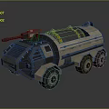 Sand Colored Armored Military Vehicle With Tactical Weapon And Six Wheeled Design