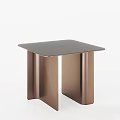 Modern Minimalist Coffee Tables With Grey Tabletop And Metal Legs Design