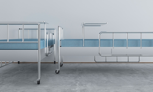 Modern Nursing Bed Medical Equipment Nursing Bed 3d model