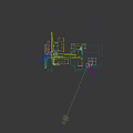 Industrial Factory Building Featuring Cylindrical Structures Multi Story Buildings Yellow Gray Exteriors And Spacious Area