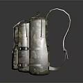 Camouflage Backpack With Multiple Straps Pockets And Durable Functional Design 3d model