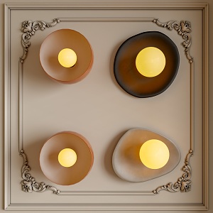 Modern wall lamp 3d model