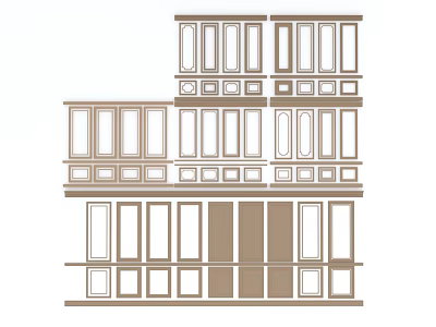 Modern wall panel three-dimensional wall decoration board wall decoration wall structure 3d model