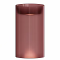 Modern Pink Ceramic Bathroom Washbasin Featuring Sleek Vertical Lines Design 3d model