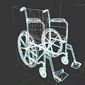 Medical Device Wheelchair Featuring Lightweight Frame Ergonomic Seat Large Wheels And Footrests