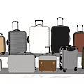 Stylish Rolling Luggage And Suitcases With Various Colors And Sizes For Travel