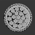 White Textured Cylindrical Household Item With Modern Design For Daily Use
