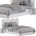 Stylish Double Bed Designs With Upholstered Headboards Quilted Bedspreads And Decorative Pillows