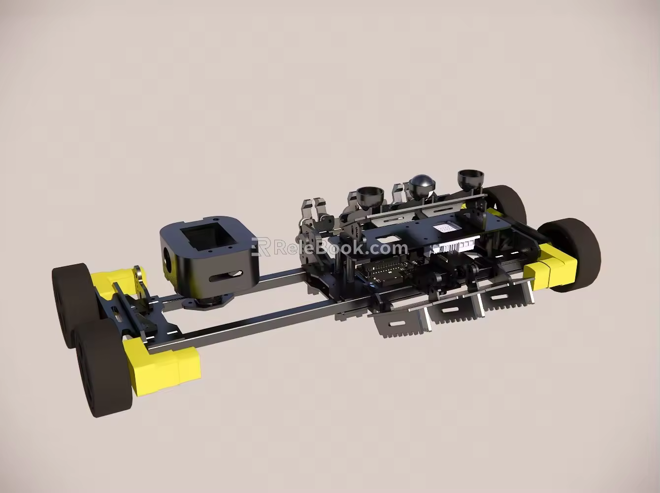 balanced micro-transplant robot 3d model