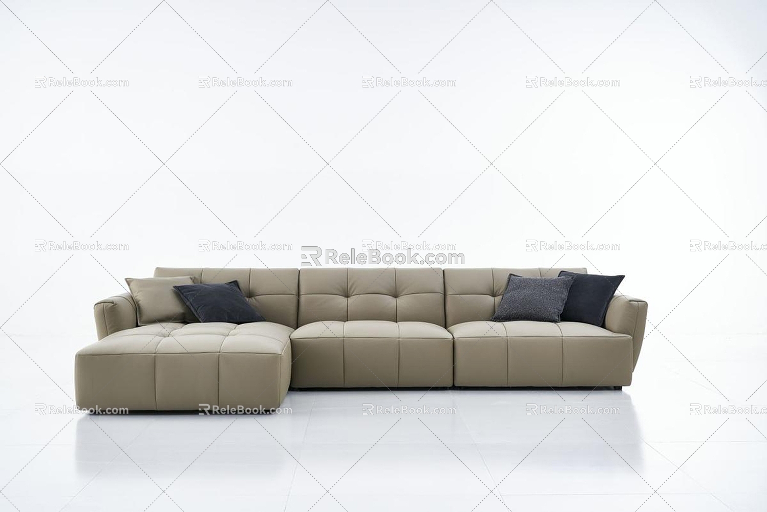 Multiplayer sofa combination 3d model