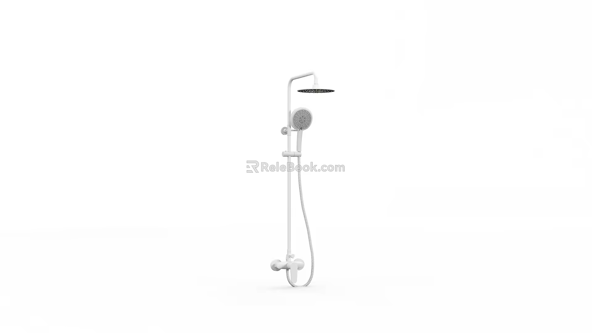 Round Rain Shower 3D Model 3d model