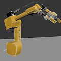 Yellow RX-01 Automated Industrial Mechanical Arm Advanced Precision Equipment For Industrial Use