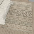 Modern carpet pattern carpet 3d model