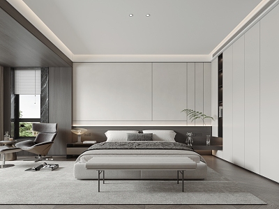 Modern Bedroom 3d model