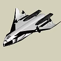 Sleek Modern Fighter Jet 3D Model With Aerodynamic Wing Structure And Engine Parts