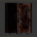 Two Different Design Computer Cases For Electronic Devices With Dark Gray And Red Textured Finish