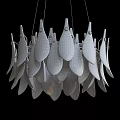 Elegant Crystal Chandelier With Multiple Tiers Gold Accents And Leaf Shaped Transparent Crystals