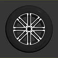 Stylish Car Tire And Alloy Wheel Rim For Automotive Parts With Durable Rubber