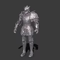 Knights of the Crusader Paladin Warrior 3d model