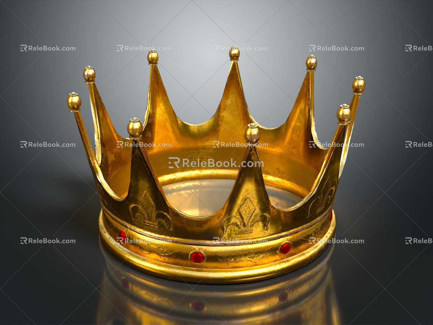 Modern Crown Crown Crown Crown Crown Home Ornaments 3d model