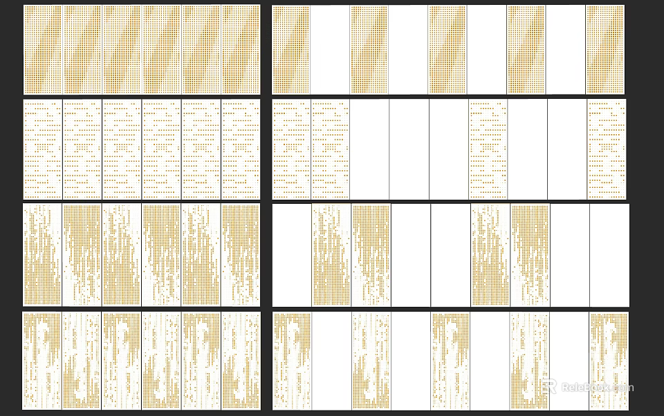 Various Wood Grain Texture Samples With Pattern Variations For Decorative Use 3d model
