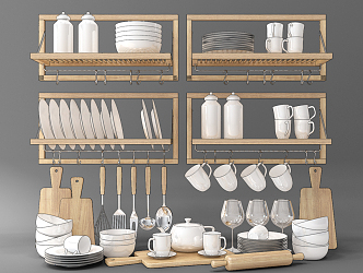 Kitchen Supplies 3d model