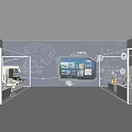 Science and Technology Exhibition Hall Mechanical Equipment Engine Robot 3d model
