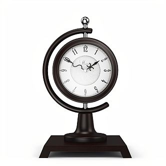 Retro Clock 3d model