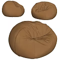 Modern Lazy Sofa Single Sofa 3d model