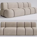 Modern Multiplayer Sofa 3d model