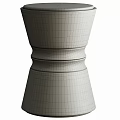 Elegant Walnut Wooden Side Table With Curved Design And Detailed Craftsmanship
