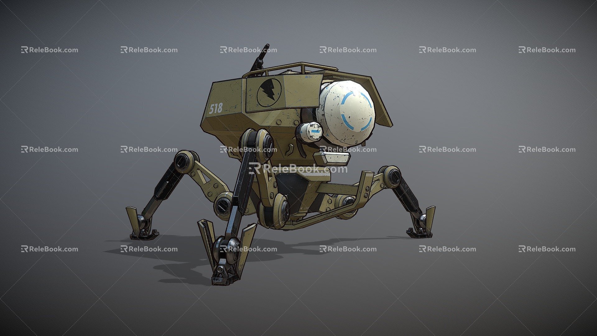 Tripod Mecha 3d model