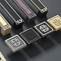 Furniture Handles With Various Decorative Designs And Metal Finishes For Cabinets