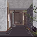 Elegant Private Box Interior With Wooden Elements Glass Partitions Dining Table Chairs And Warm Lighting