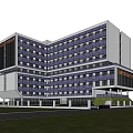 Modern School Building With Contemporary Design Multiple Floors And Green Landscaped Surroundings