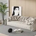 Modern Baxter Multiplayer Sofa 3d model