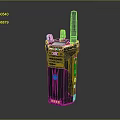 Motorola Professional Handheld Walkie Talkie With Antenna And Control Buttons