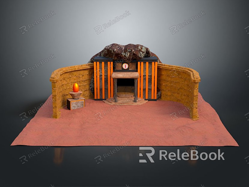 ancient temple ancient tunnel underground palace underground city ancient temple temple stone temple ancient tomb model