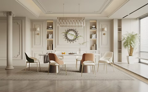 French Restaurant 3d model