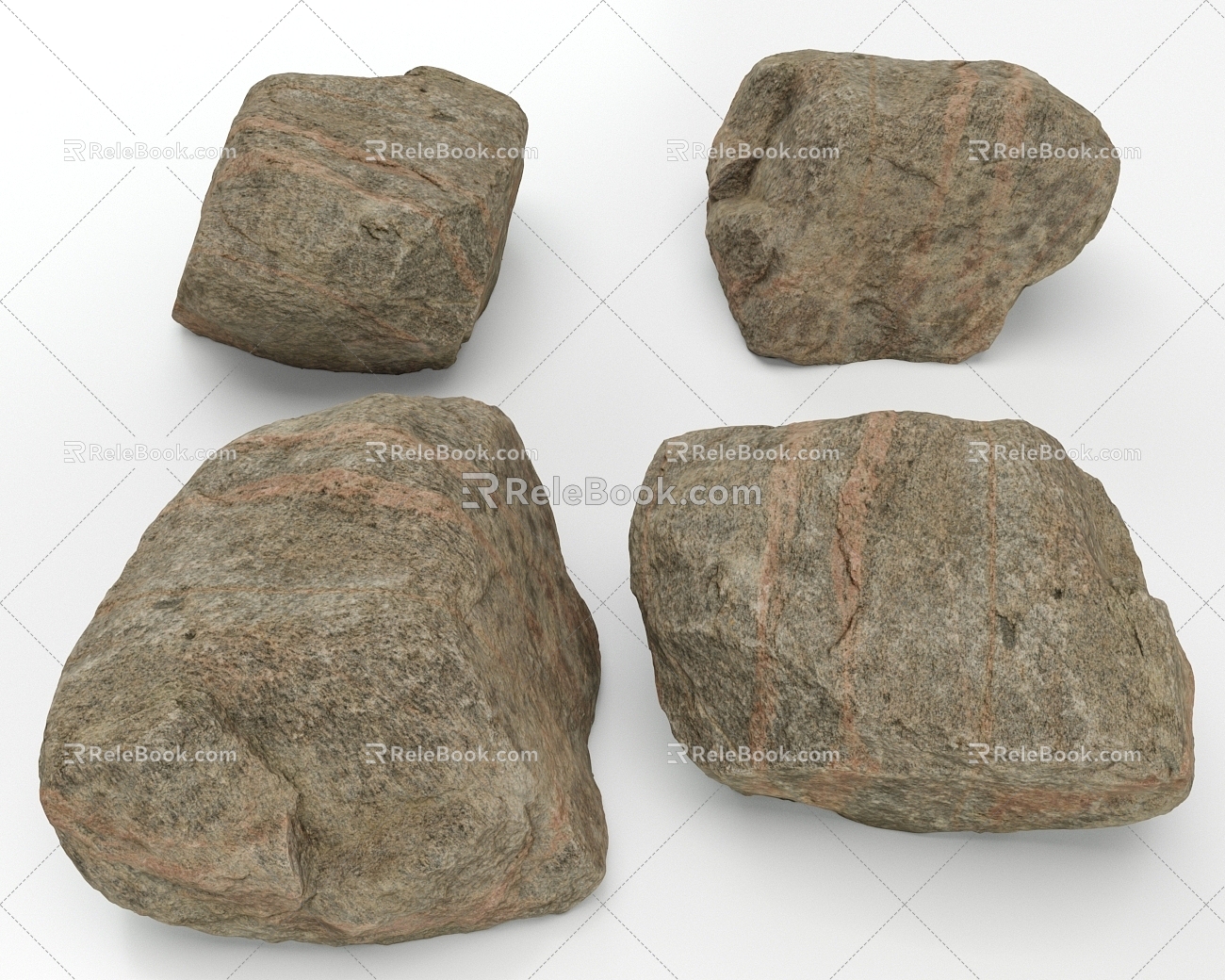 Stone Block Stone Stone Stone Hard Stone Hard Stone 3d model