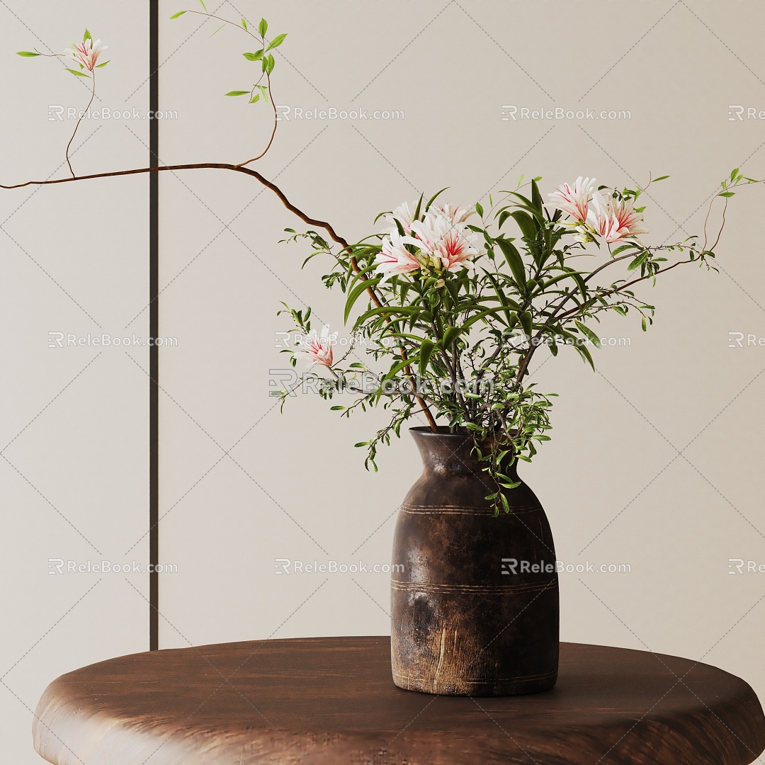 Modern Potted Plant 3d model