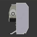 Industrial Equipment With Metal Control Panel Knobs Buttons And Stand Mechanical Design