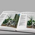 Beautiful Open Magazine Pages Featuring Plant Photos And Detailed Text Content