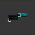 Modern Grip Strengthener With Teal Non Slip Handles And Black Metal Frame